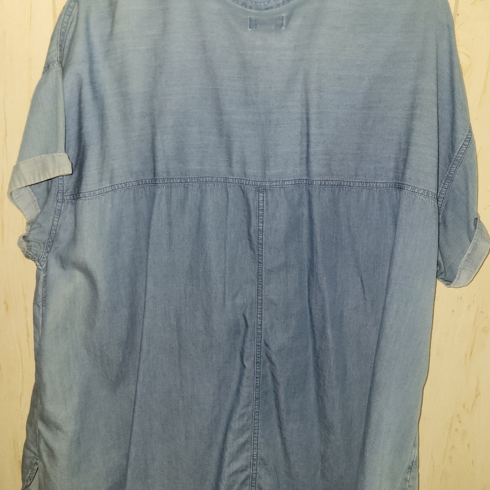 Old Navy Cambray Shirt Dress Women's Size 3X - Picture 5 of 10